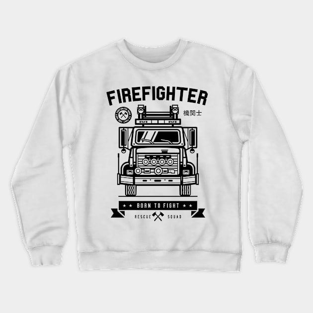 Firefighter Crewneck Sweatshirt by Z1